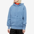 JW Anderson Women's Embroidered Logo Hoody in Light Blue