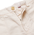 Brunello Cucinelli - Slim-Fit Linen and Cotton-Blend Shorts - Neutrals