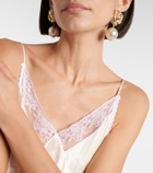 Magda Butrym Faux pearl gold-plated drop earrings