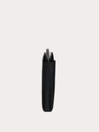 Ferragamo Mens Gancini pouch in Black