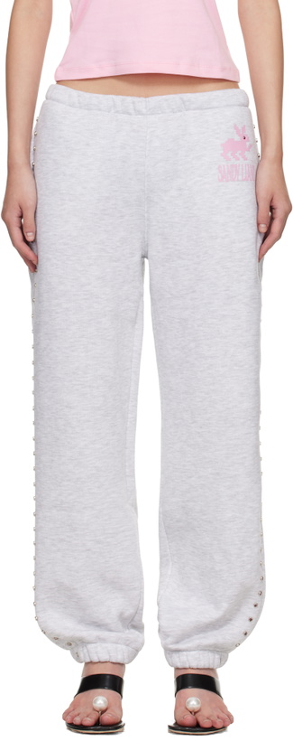 Photo: Sandy Liang Gray Lucius Sweatpants