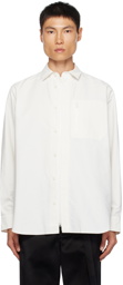 sacai Off-White Matte Shirt