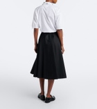 Prada Re-Nylon belted midi skirt