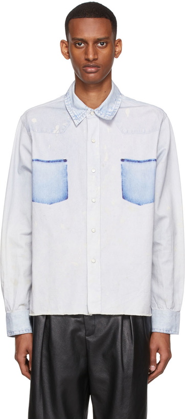 Photo: Our Legacy Blue Cotton Shirt