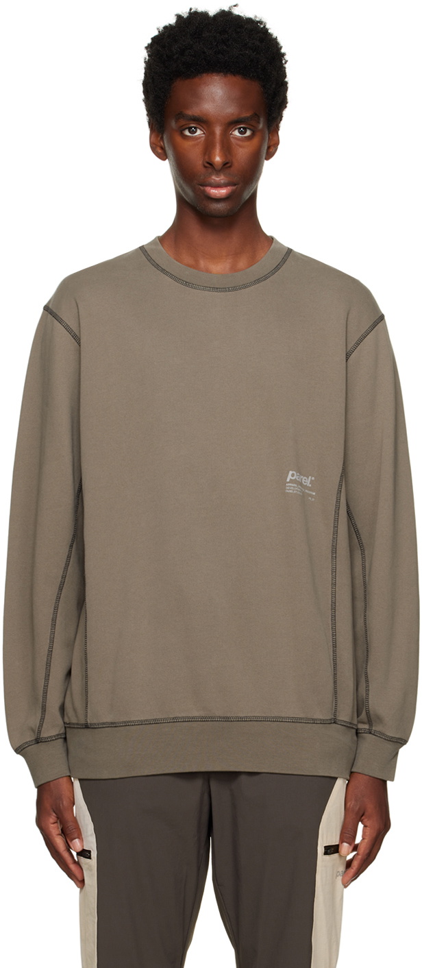 Parel Studios Taupe Contrast Sweatshirt Parel Studios