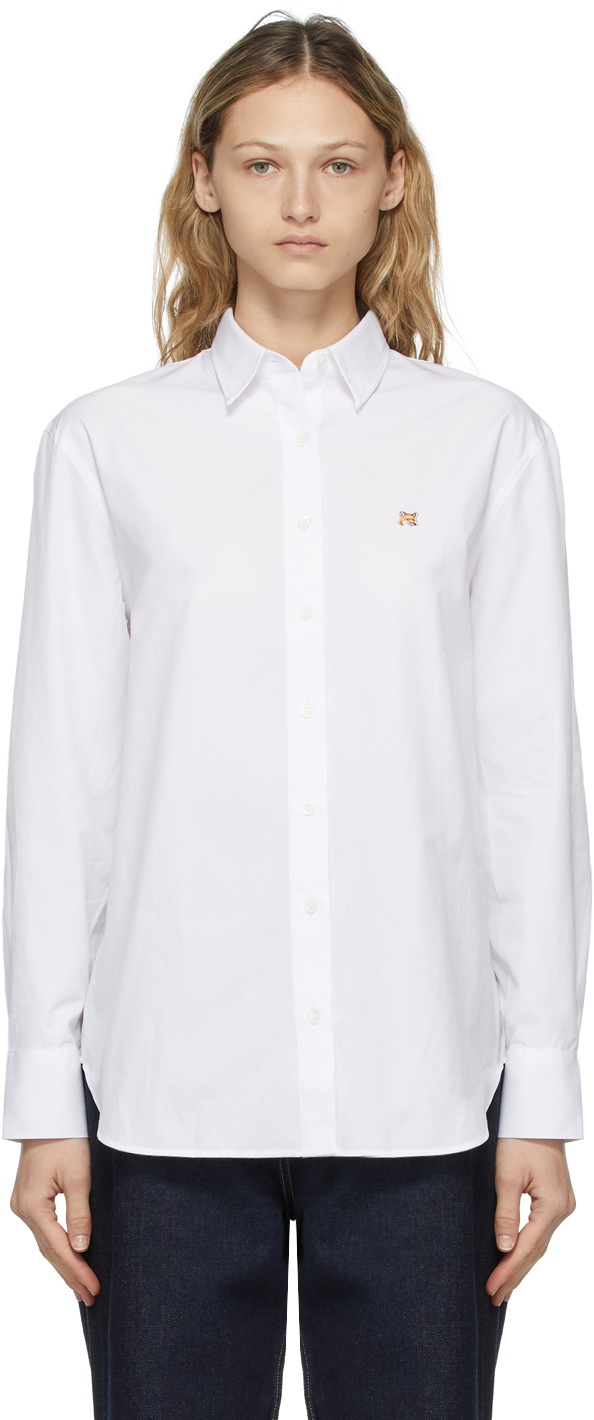 FOX HEAD EMBROIDERY CLASSIC SHIRT-