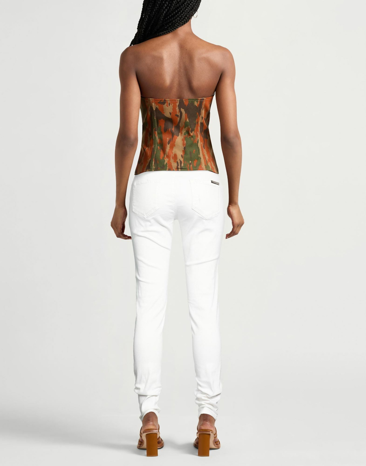 Philipp Plein Womens Jeans in White