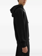 Jil Sander Black Cotton Logo-Print Hoodie