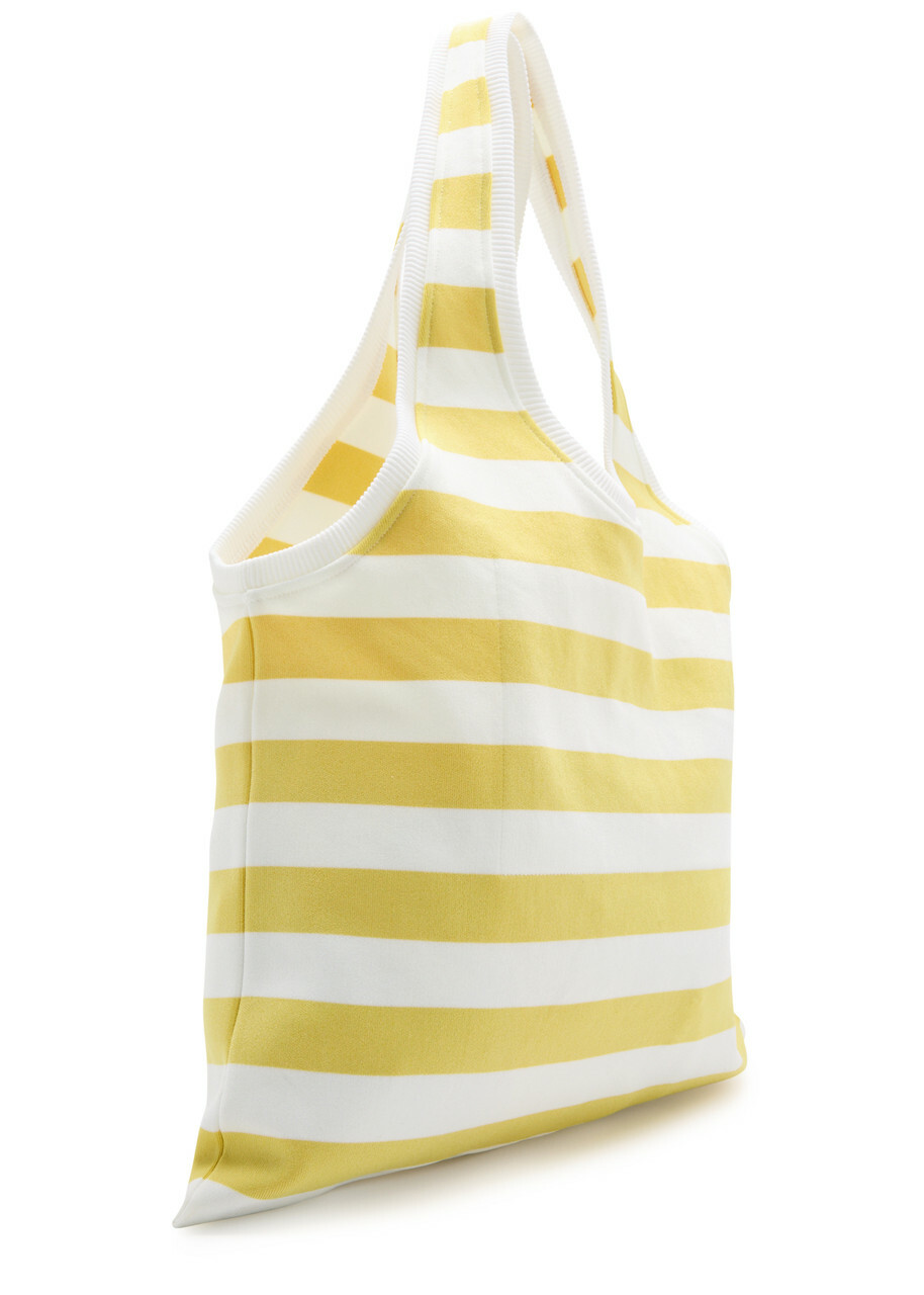 Jacquemus Le Sac Marcel Striped Knitted Tote - Yellow - One