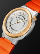 Hermès Timepieces - Cut Automatic 36mm Stainless Steel and Rubber Watch, Ref. No. 403234WW00