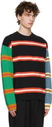 PS by Paul Smith Black Block Stripe Sweater