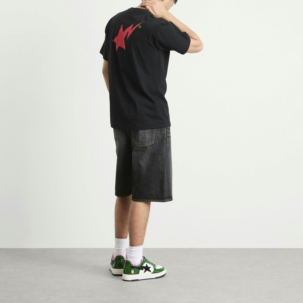 A Bathing Ape Men's Colors Bape Sta T-Shirt in Black