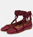 Malone Souliers Spencer satin ballet flats