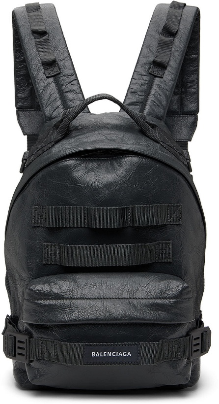 Photo: Balenciaga Gray Army Backpack