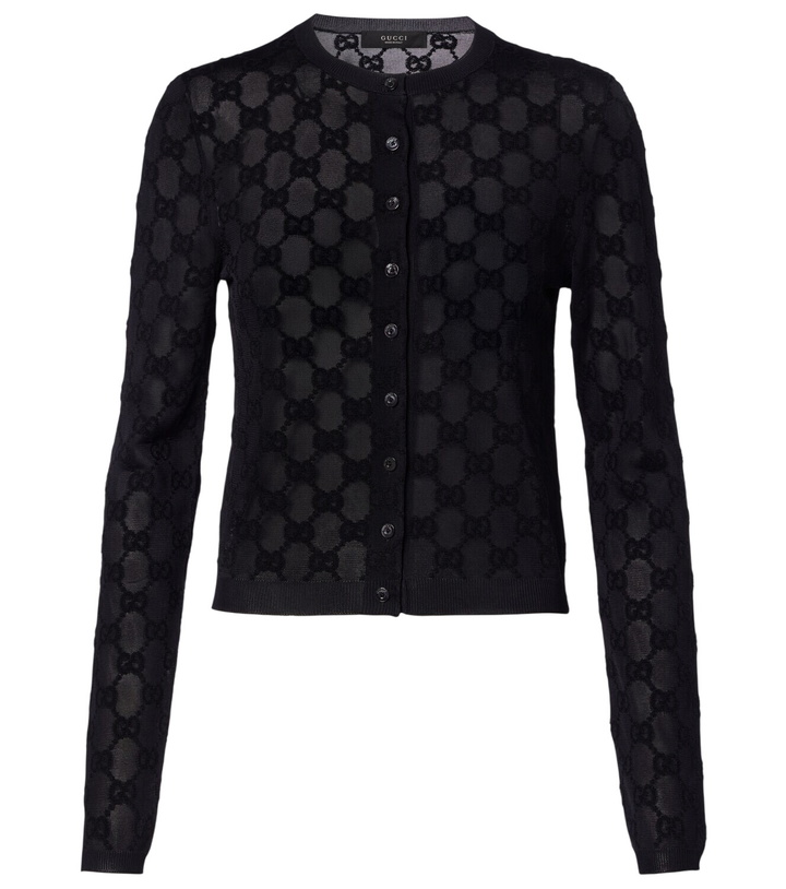 Photo: Gucci GG crêpe cardigan