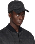 Moschino Black Jacquard Cap