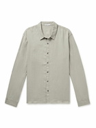 James Perse - Garment-Dyed Linen Shirt - Gray