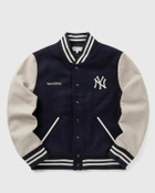 Sporty & Rich Champions Wool Varsity Jacket blue/beige Womens Bomber Jacket