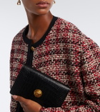 Versace Emblème Mini leather crossbody bag