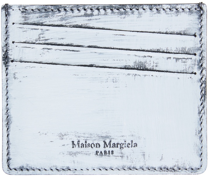 Photo: Maison Margiela Black & White Handpainted Card Holder
