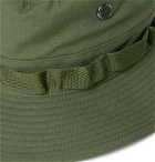 OrSlow - Webbing-Trimmed Cotton-Ripstop Bucket Hat - Green