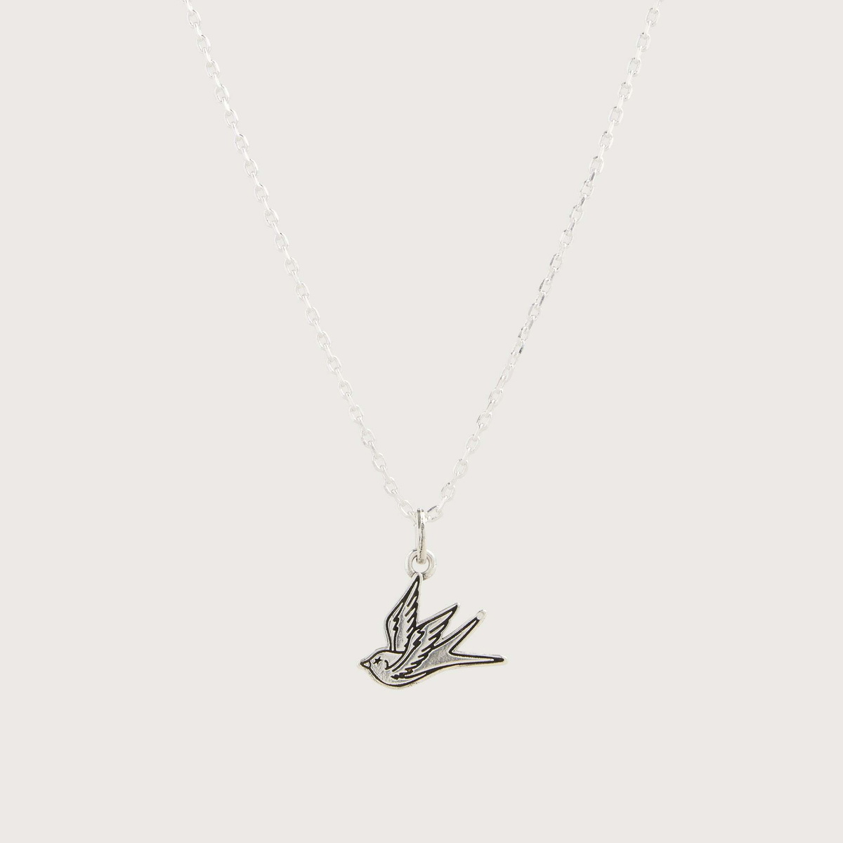 TwoJeys Silhouette Liberty Necklace in Silver