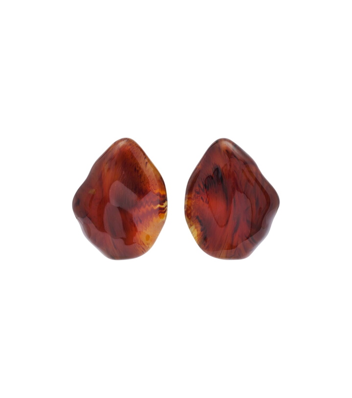 Photo: Victoria Beckham Ambra gold-plated clip-on earrings