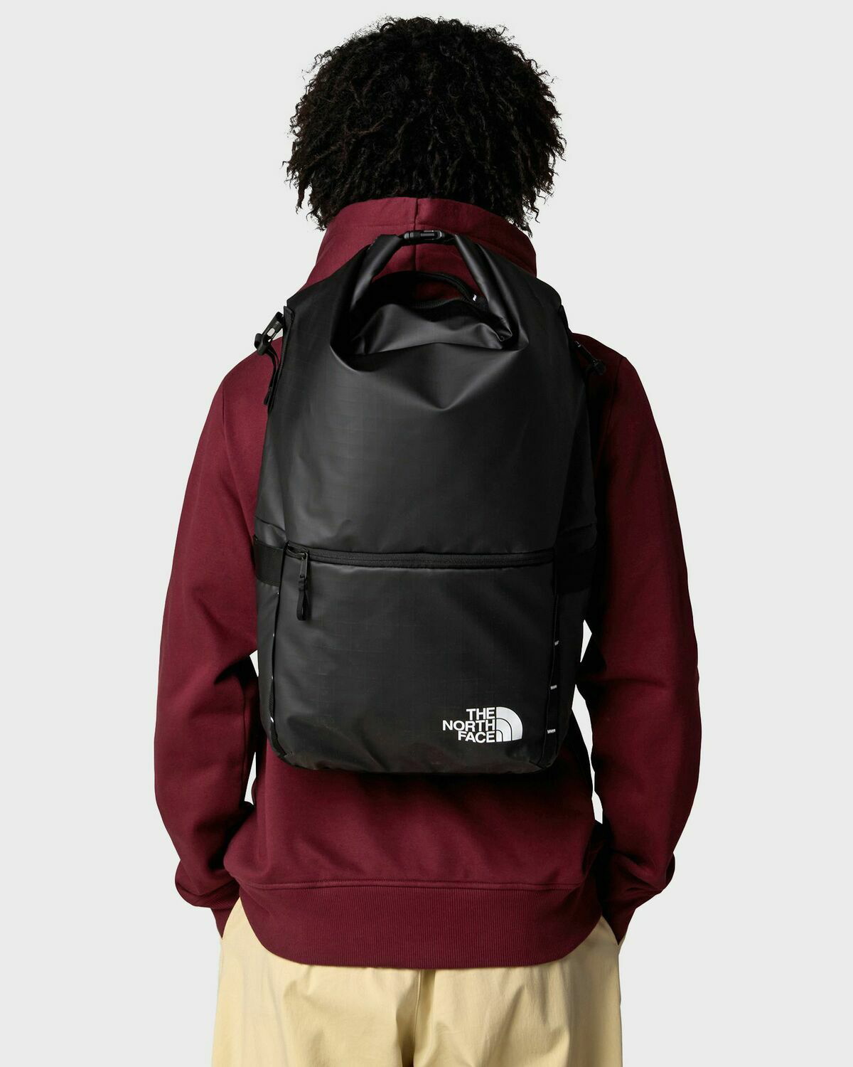 The North Face Base Camp Voyager Rolltop Black Backpacks The North