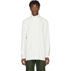 D.Gnak by Kang.D White High Neck String Turtleneck