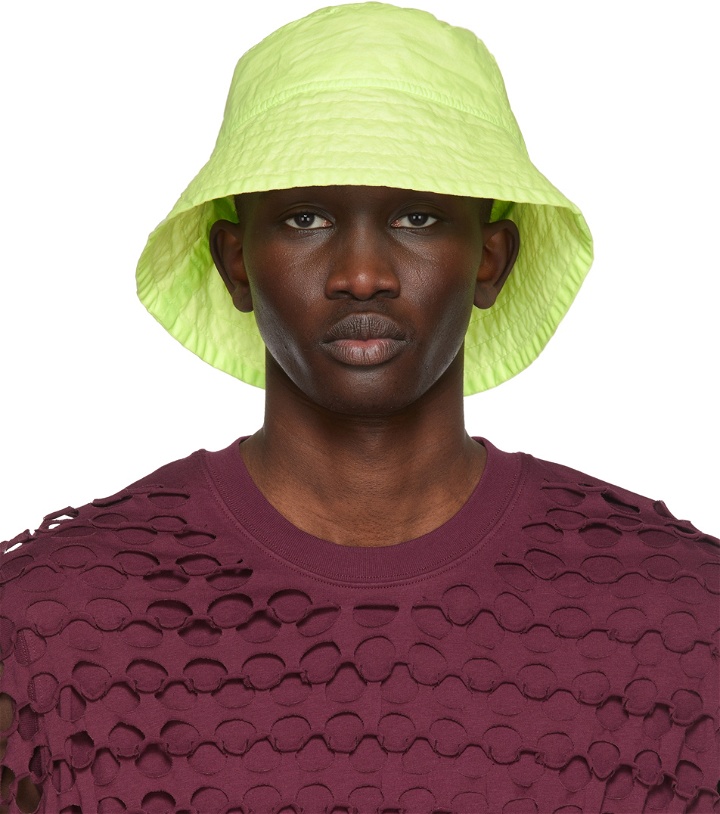 Photo: Dries Van Noten Green Nylon Bucket Hat