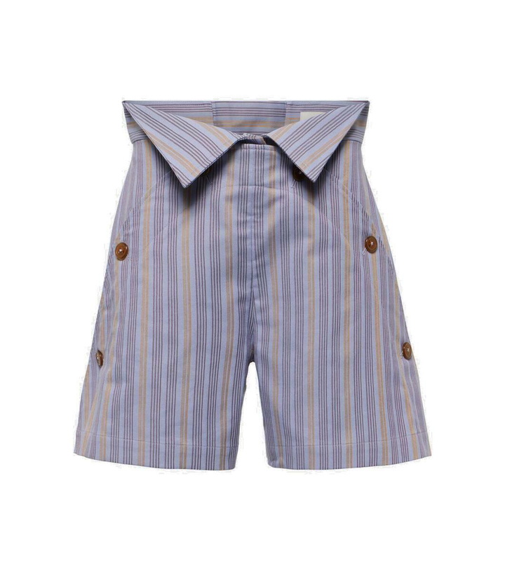 Photo: Vivienne Westwood W CJ striped high-rise cotton shorts