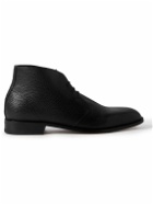 Manolo Blahnik - Berwick Full-Grain Leather Chukka Boots - Black
