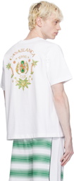 Casablanca White Joyaux D'Afrique 'Tennis Club' T-Shirt