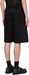 The Frankie Shop Black Adan Shorts
