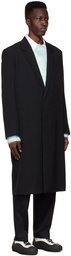 Jil Sander Black Wool Coat