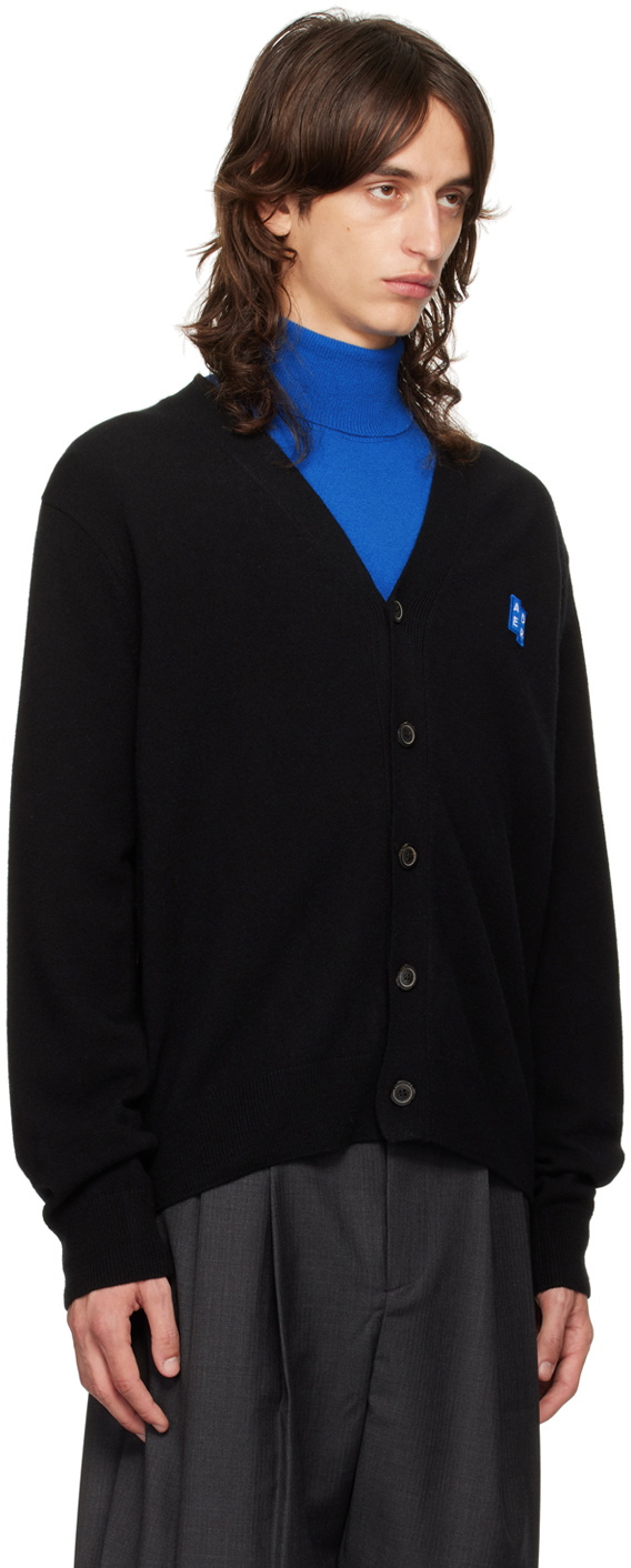 ADER error Black TRS Tag 01 Cardigan