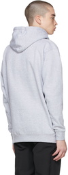 Saintwoods Grey Chenille Logo Hoodie