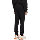 Vetements Black Logo Patch Skinny Lounge Pants