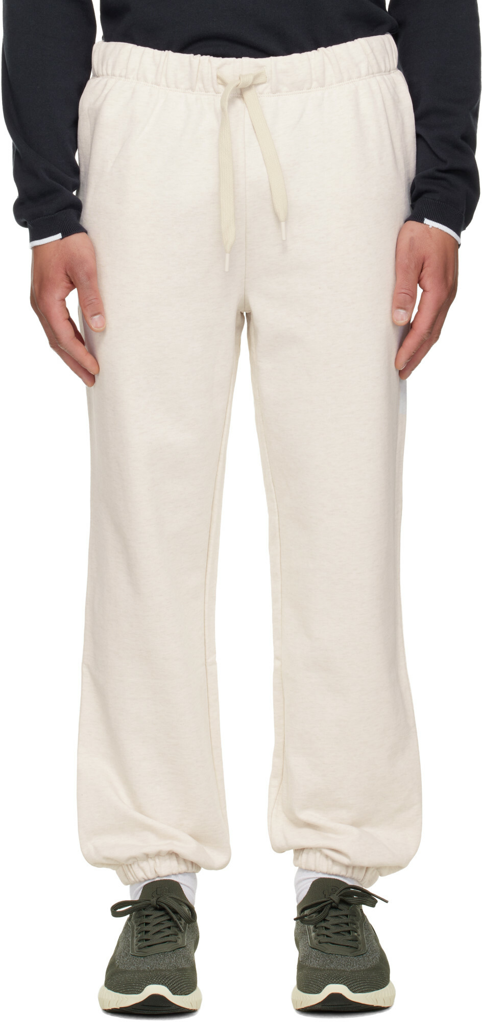 BOSS Off-White Drawstring Sweatpants