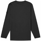 Moncler Men's Logo Long Sleeve T-Shirt in Black