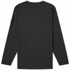 Moncler Men's Logo Long Sleeve T-Shirt in Black