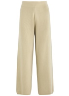Extreme Cashmere N°387 Strut Short Cashmere-blend Trousers - Beige - One Size