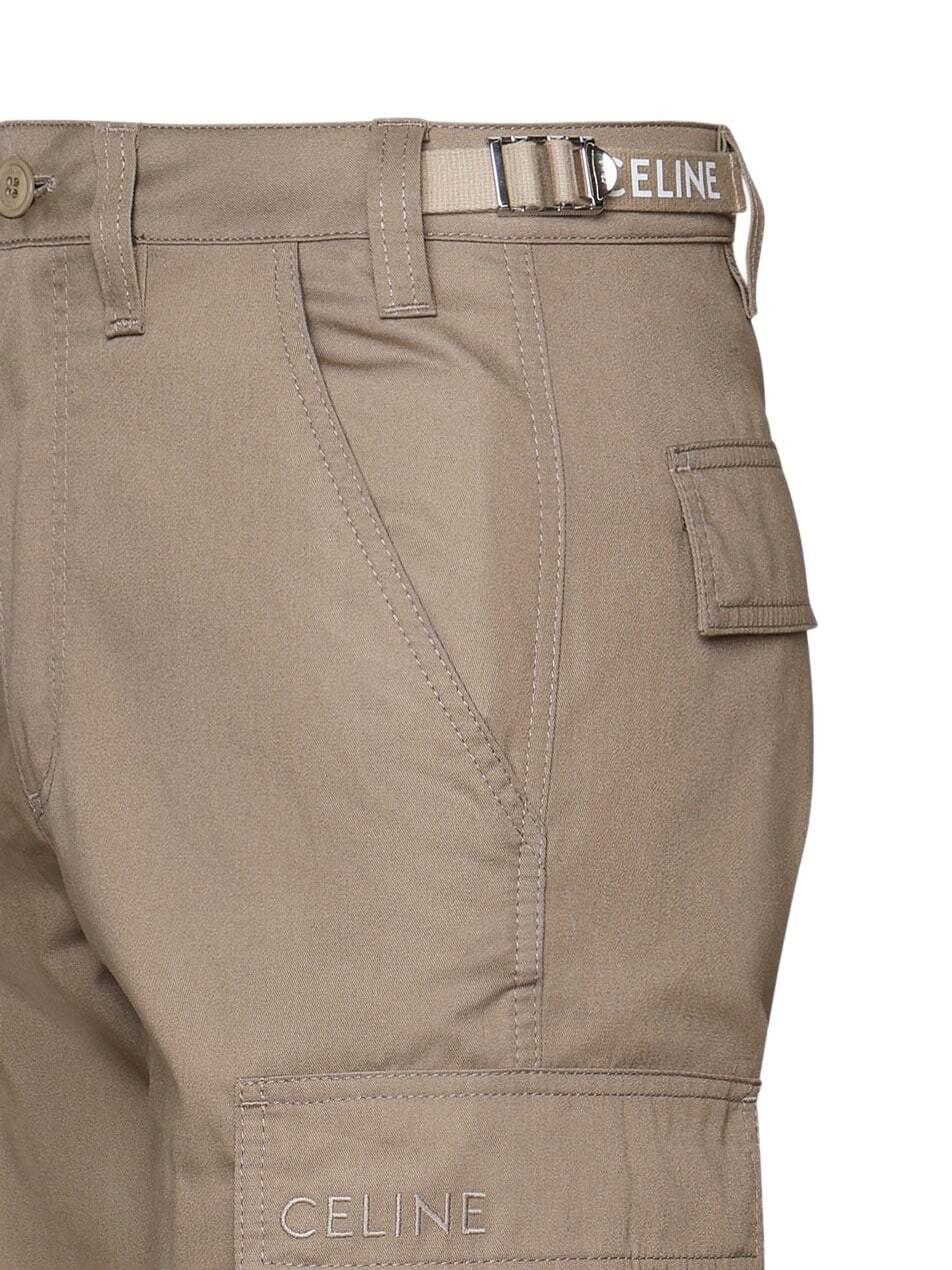 Celine Technical Cotton Cargo Trousers Celine