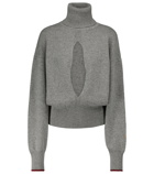 Victoria Beckham - Cutout cashmere-blend knit sweater