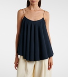 Jacquemus Voile open-back jersey top