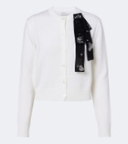 Erdem Embellished wool cardigan