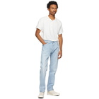 Levis Blue 501 93 Straight Jeans