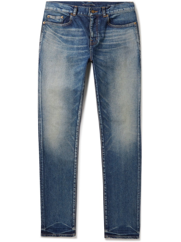 Photo: SAINT LAURENT - Skinny-Fit Denim Jeans - Blue