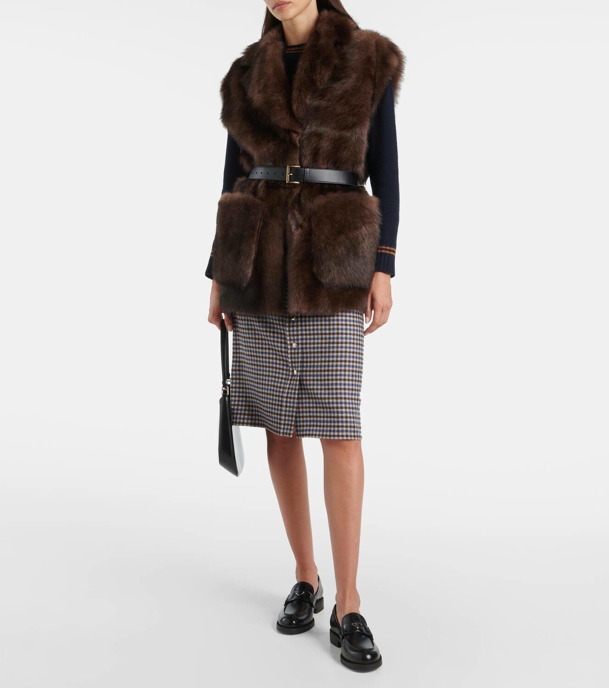 Prada Shearling vest