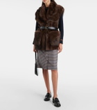 Prada Shearling vest